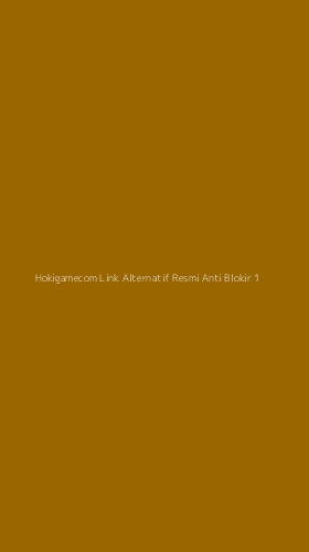 Tampilan Antarmuka Aplikasi Hokigamecom Link Alternatif Resmi Anti Blokir - 1