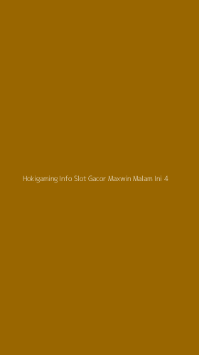 Tampilan Antarmuka Aplikasi Hokigaming Info Slot Gacor Maxwin Malam Ini - 4