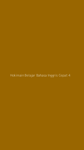 Tampilan Antarmuka Aplikasi Hokimain Belajar Bahasa Inggris Cepat - 4