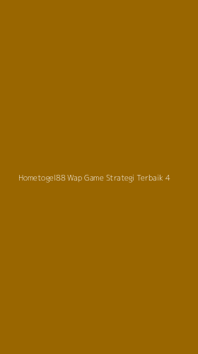 Tampilan Antarmuka Aplikasi Hometogel88 Wap Game Strategi Terbaik - 4