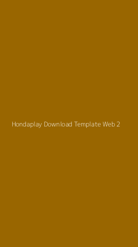 Tampilan Antarmuka Aplikasi Hondaplay Download Template Web - 2
