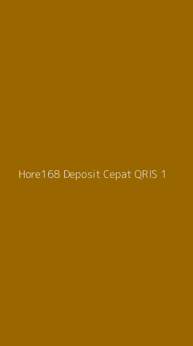 Tampilan Antarmuka Aplikasi Hore168 Deposit Cepat Qris - 1