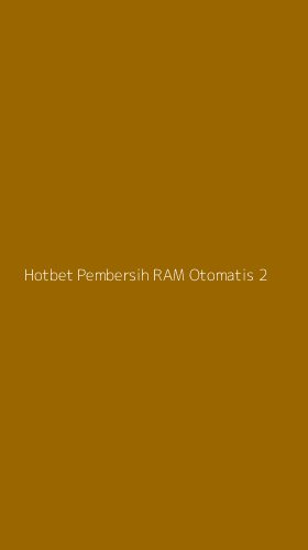Tampilan Antarmuka Aplikasi Hotbet Pembersih Ram Otomatis - 2