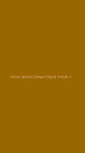 Tampilan Antarmuka Aplikasi Hstoto Aplikasi Dompet Digital Terbaik - 3