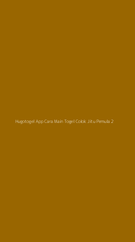 Tampilan Antarmuka Aplikasi Hugotogel App Cara Main Togel Colok Jitu Pemula - 2