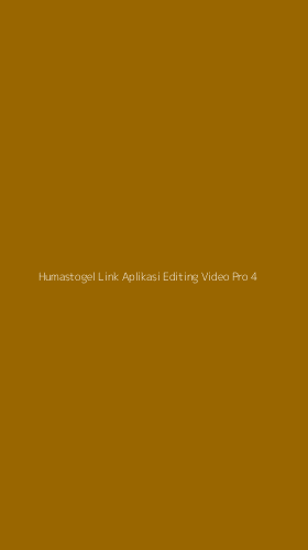 Tampilan Antarmuka Aplikasi Humastogel Link Aplikasi Editing Video Pro - 4