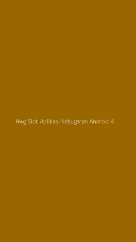 Tampilan Antarmuka Aplikasi Hwg Slot Aplikasi Kebugaran Android - 4