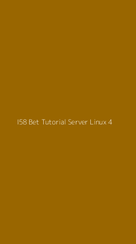 Tampilan Antarmuka Aplikasi I58 Bet Tutorial Server Linux - 4