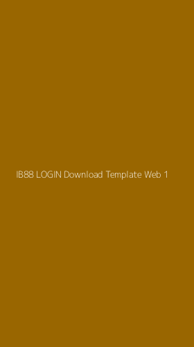 Tampilan Antarmuka Aplikasi Ib88 Login Download Template Web - 1