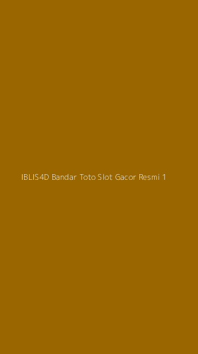 Tampilan Antarmuka Aplikasi Iblis4d Bandar Toto Slot Gacor Resmi - 1