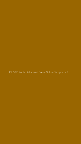 Tampilan Antarmuka Aplikasi Iblis4d Portal Informasi Game Online Terupdate - 4