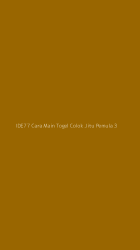 Tampilan Antarmuka Aplikasi Ide77 Cara Main Togel Colok Jitu Pemula - 3
