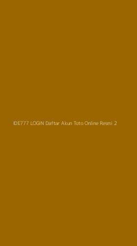 Tampilan Antarmuka Aplikasi Ide777 Login Daftar Akun Toto Online Resmi - 2