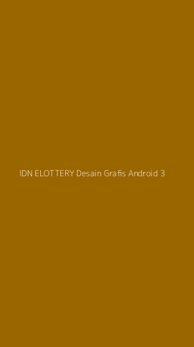 Tampilan Antarmuka Aplikasi Idn Elottery Desain Grafis Android - 3