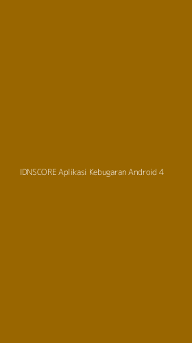 Tampilan Antarmuka Aplikasi Idnscore Aplikasi Kebugaran Android - 4