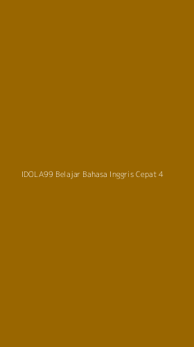 Tampilan Antarmuka Aplikasi Idola99 Belajar Bahasa Inggris Cepat - 4