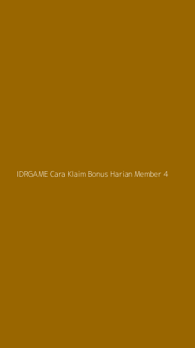 Tampilan Antarmuka Aplikasi Idrgame Cara Klaim Bonus Harian Member - 4