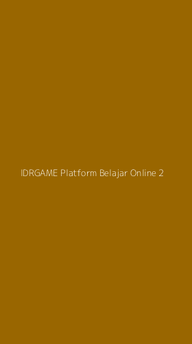 Tampilan Antarmuka Aplikasi Idrgame Platform Belajar Online - 2