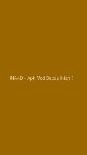 Tampilan Antarmuka Aplikasi INA4D - Apk Mod Bebas Iklan - 1
