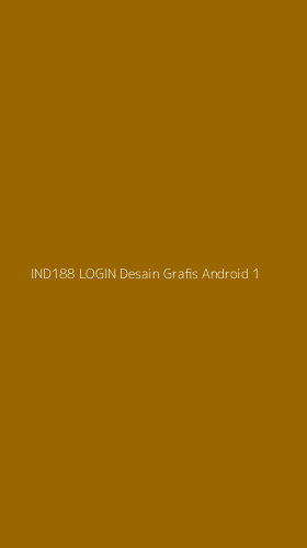 Tampilan Antarmuka Aplikasi Ind188 Login Desain Grafis Android - 1