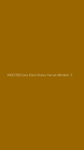 Tampilan Antarmuka Aplikasi Indo789 Cara Klaim Bonus Harian Member - 3
