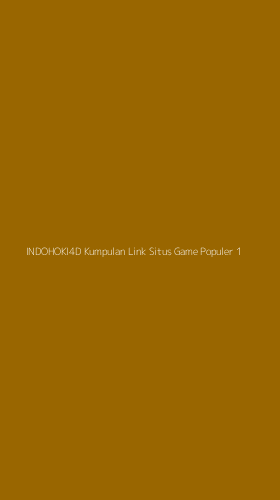 Tampilan Antarmuka Aplikasi Indohoki4d Kumpulan Link Situs Game Populer - 1