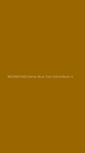 Tampilan Antarmuka Aplikasi Indonesia4d Daftar Akun Toto Online Resmi - 4