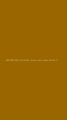 Tampilan Antarmuka Aplikasi Indonet88 Link Daftar Semua Jenis Game Online - 3