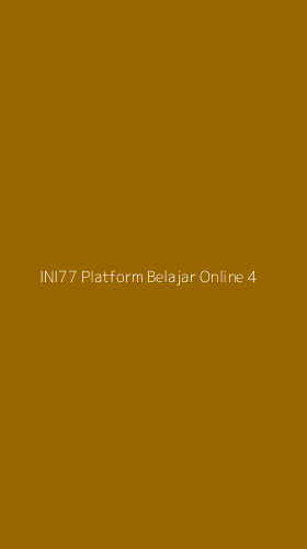 Tampilan Antarmuka Aplikasi Ini77 Platform Belajar Online - 4