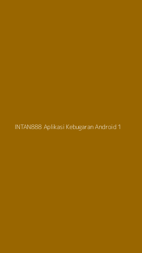Tampilan Antarmuka Aplikasi Intan888 Aplikasi Kebugaran Android - 1
