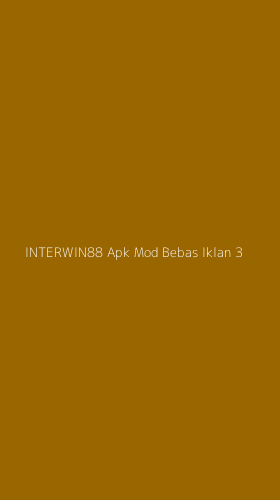 Tampilan Antarmuka Aplikasi Interwin88 Apk Mod Bebas Iklan - 3