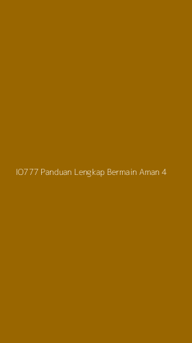 Tampilan Antarmuka Aplikasi Io777 Panduan Lengkap Bermain Aman - 4