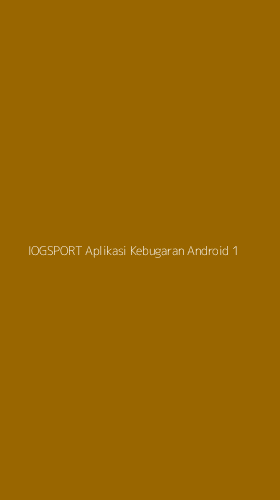 Tampilan Antarmuka Aplikasi Iogsport Aplikasi Kebugaran Android - 1