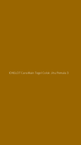 Tampilan Antarmuka Aplikasi Ionslot Cara Main Togel Colok Jitu Pemula - 3