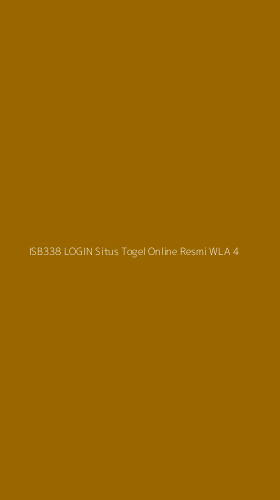 Tampilan Antarmuka Aplikasi Isb338 Login Situs Togel Online Resmi Wla - 4