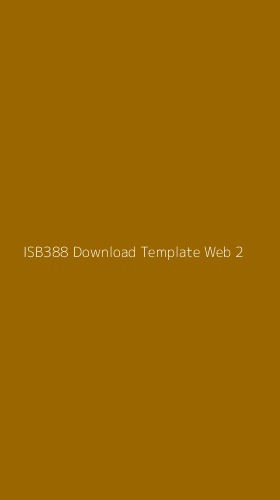 Tampilan Antarmuka Aplikasi Isb388 Download Template Web - 2