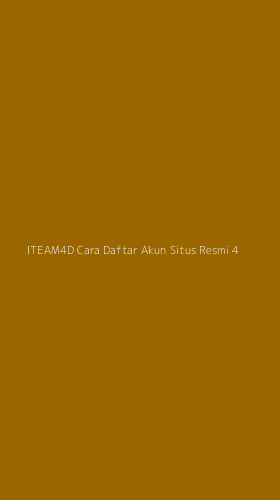 Tampilan Antarmuka Aplikasi Iteam4d Cara Daftar Akun Situs Resmi - 4