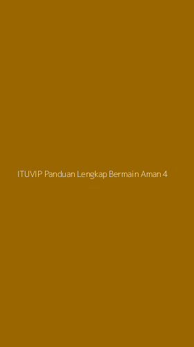 Tampilan Antarmuka Aplikasi Ituvip Panduan Lengkap Bermain Aman - 4