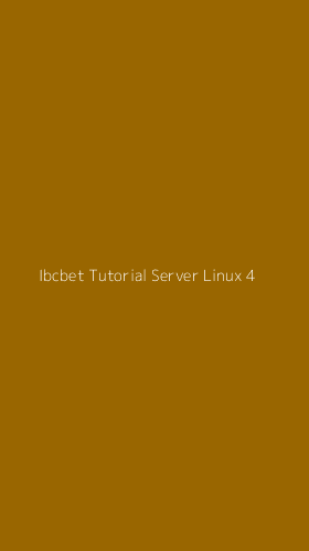 Tampilan Antarmuka Aplikasi Ibcbet Tutorial Server Linux - 4