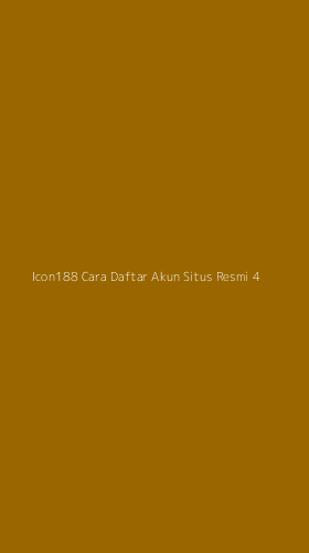 Tampilan Antarmuka Aplikasi Icon188 Cara Daftar Akun Situs Resmi - 4