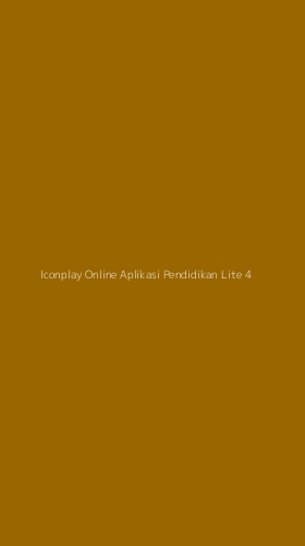 Tampilan Antarmuka Aplikasi Iconplay Online Aplikasi Pendidikan Lite - 4