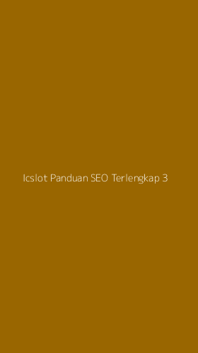 Tampilan Antarmuka Aplikasi Icslot Panduan Seo Terlengkap - 3