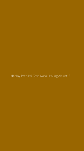 Tampilan Antarmuka Aplikasi Idbplay Prediksi Toto Macau Paling Akurat - 2