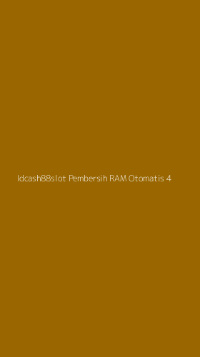Tampilan Antarmuka Aplikasi Idcash88slot Pembersih Ram Otomatis - 4