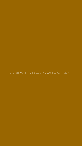 Tampilan Antarmuka Aplikasi Idctoto88 Wap Portal Informasi Game Online Terupdate - 1