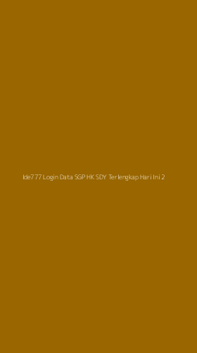 Tampilan Antarmuka Aplikasi Ide777 Login Data Sgp Hk Sdy Terlengkap Hari Ini - 2