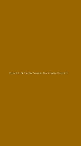 Tampilan Antarmuka Aplikasi Idislot Link Daftar Semua Jenis Game Online - 3
