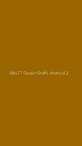 Tampilan Antarmuka Aplikasi Idks77 Desain Grafis Android - 2