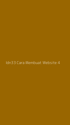 Tampilan Antarmuka Aplikasi Idn33 Cara Membuat Website - 4