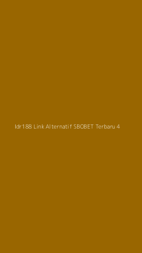 Tampilan Antarmuka Aplikasi Idr188 Link Alternatif Sbobet Terbaru - 4